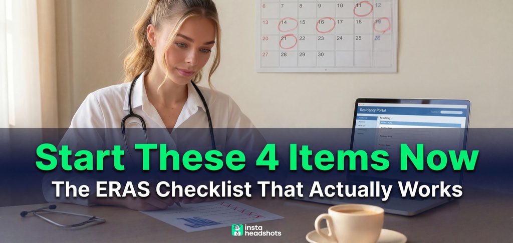 The ERAS Application Checklist That Sorts by Lead Time, Not Importance