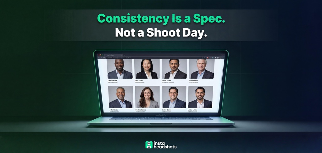 Team Headshots: Why Consistency Is a Spec, Not a Shoot Day